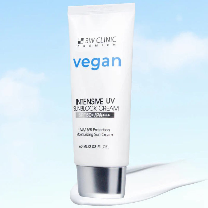 3W Clinic Premium Vegan Intensive UV Sunblock Cream 60ml