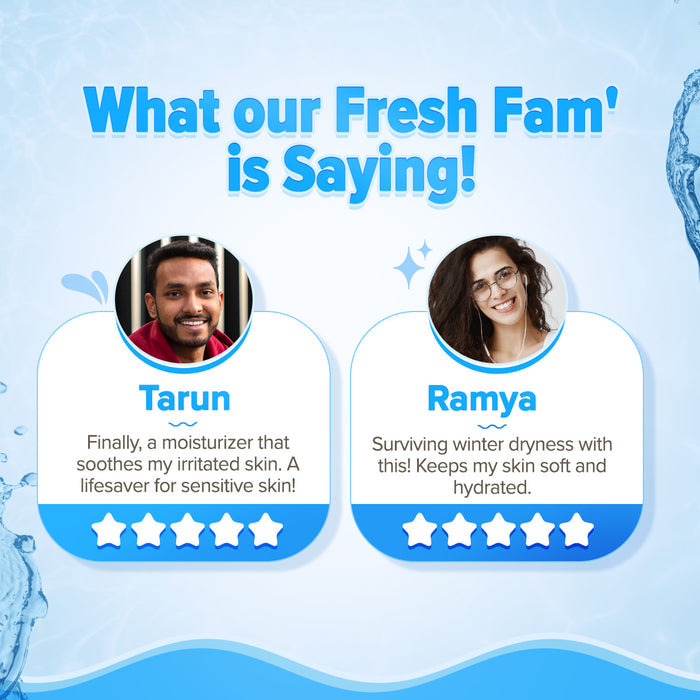 Fresh Fam review for Aqualogica Barrier Repair moisturizer