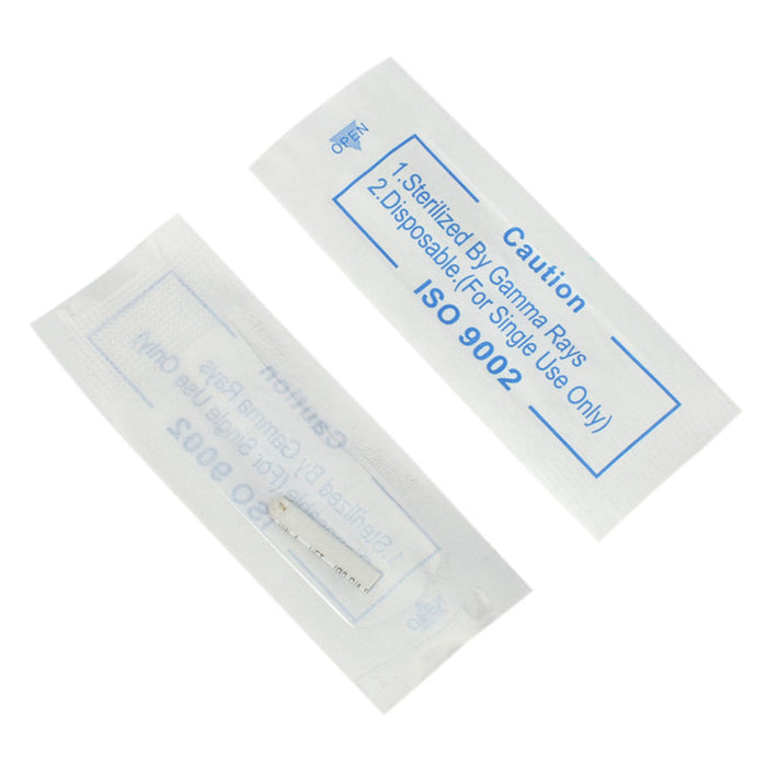 50 Piece 14U Pin Microblading Needles for Permanent Makeup Eyebrow Tattoo - Precision Blades - SD Cosmetics Care