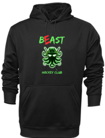 BEAST HOCKEY ADULT PERFORMANCE HOODED SWEATSHIRT