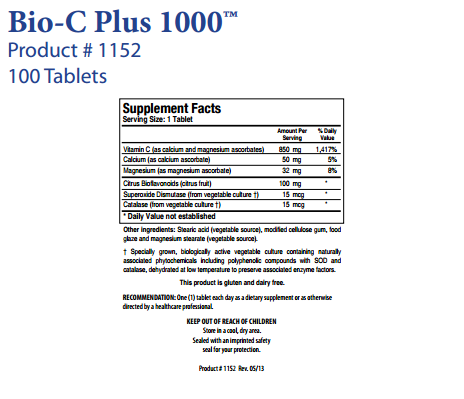 Bio-C Plus 1000 by Biotics Research