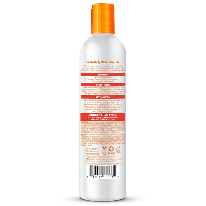 CANTU Shea Butter Daily Oil Moisturizer - Treatment كانتو بزبدة الشيا – مرطّب زيتي يومي لعلاج الشعر