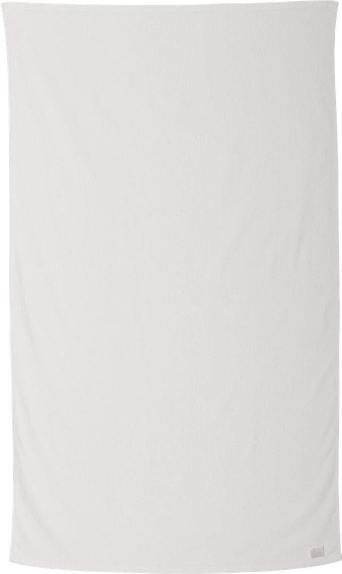 no-logo Carmel Towel Company Legacy Velour Beach Towel-Accessories-Carmel Towel-White-1 Size-Thread Logic