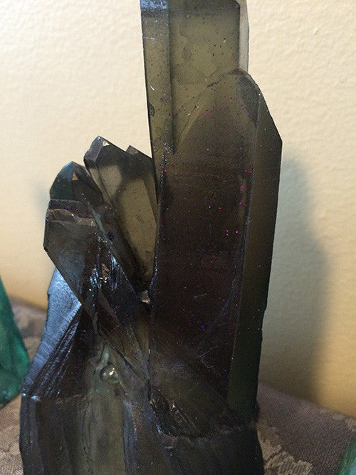 CAST CRYSTAL LIGHT- QUARTZ SPIKE