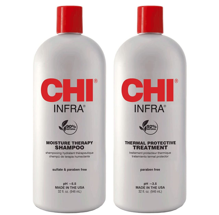 CHI Infra 2PC Pack Shampoo + Treatment مجموعة تشي إنفرا