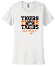 DODGE MIDDLE SCHOOL NEXT LEVEL WOMEN'S COTTON T-SHIRT