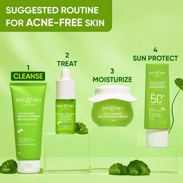 Dot and Key Cica Calming Blemish Clearing Gel Face Wash 100ml