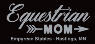 EMPYREAN STABLES "EQUESTRIAN MOM" CHAMPION POWERBLEND CREWNECK SWEATSHIRT