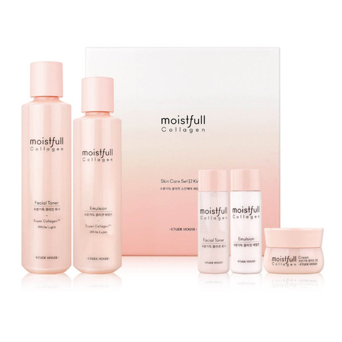ETUDE HOUSE Moistfull Intense Skin Care Set Collagen 2 kinds مجموعه الكولاجين للعناية بالبشرة