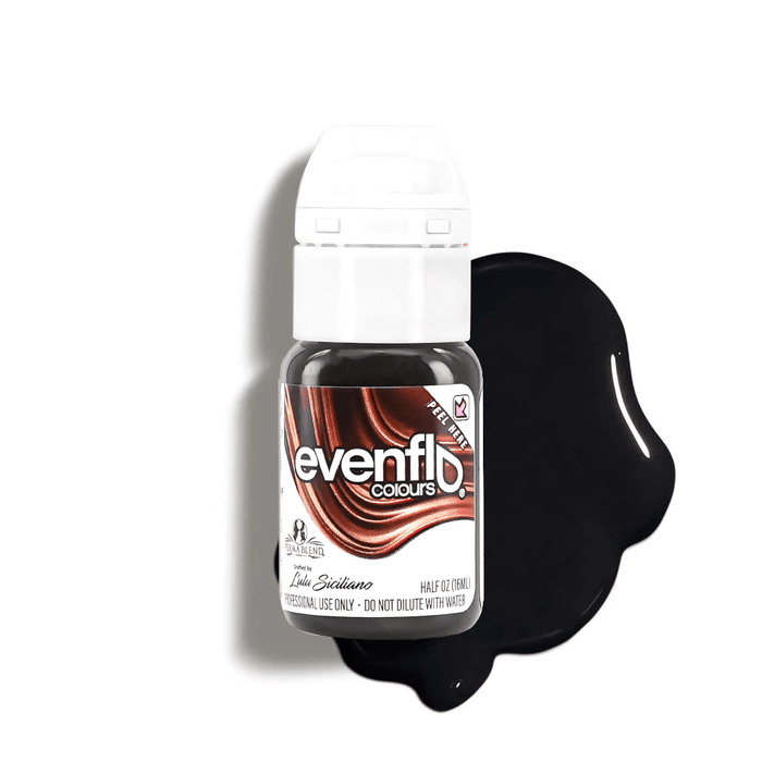 Evenflo Warm Black Eyeliner 15ml for Permanent Makeup - SD Cosmetics Care