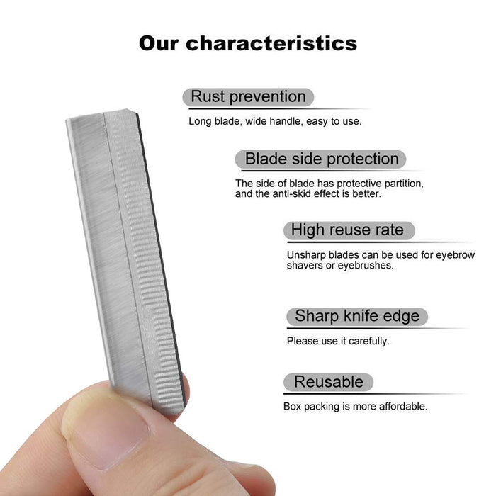 Eyebrow Razor Blade 10pcs Pack / Permanent Makeup Pencil Blade - SD Cosmetics Care