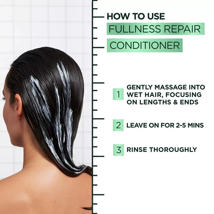 GARNIER Fructis Hair Filler Fullness Repair Conditioner غارنييه بلسم فيلر لإصلاح الشعر وزيادة الامتلاء