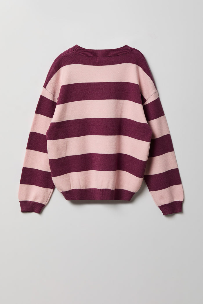 Girls Striped Sweater