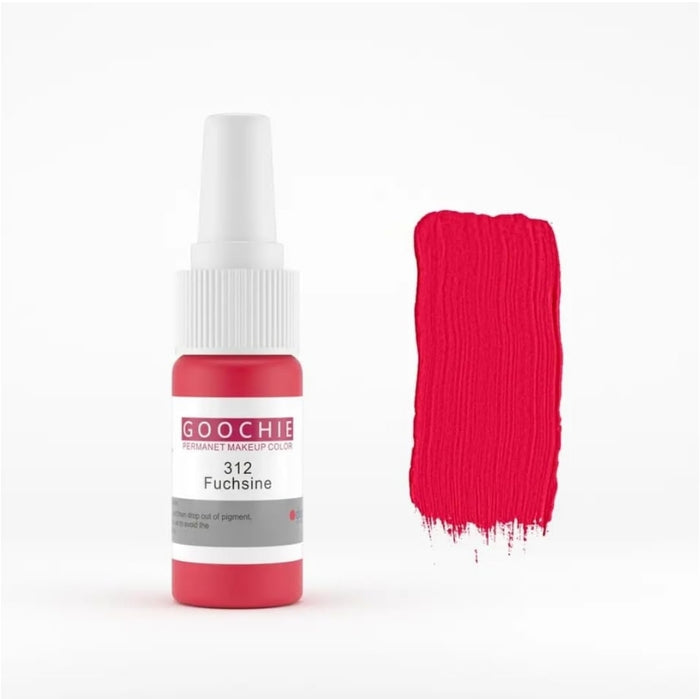 GOOCHIE Fuchsine 312 - 15ml Water-Based Organic Permanent Makeup Pigment for Vibrant Results - SD Cosmetics Care