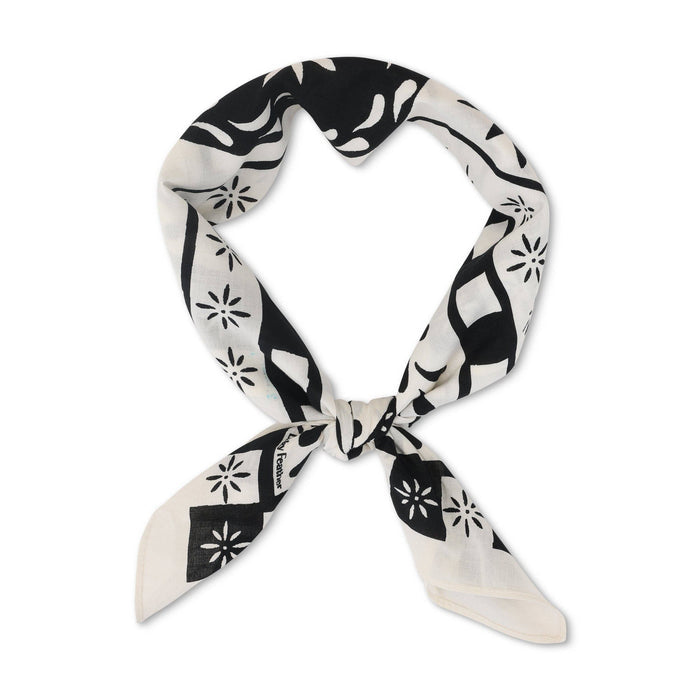 Happiness Bandanas - Black and White - Love