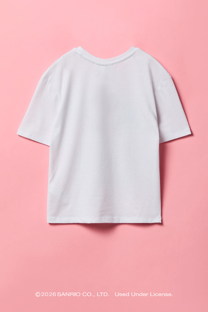 Hello Kitty® Girls Graffiti Graphic T-Shirt