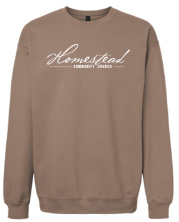 HOMESTEAD BROWN SAVANA UNISEX SOFTSTYLE MIDWEIGHT CREWNECK