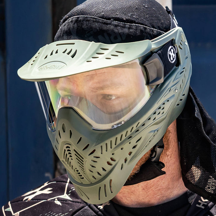 HSTL Goggle Olive Clear Single Pane Lens