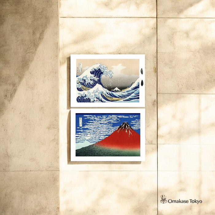 Katsushika Hokusai “The Great Wave Off Kanagawa” Poster Set