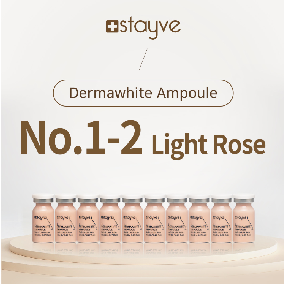 Korean Stayve Dermawhite Ampoule No. 1-2 Light Rose 8ml 1 vial - SD Cosmetics Care