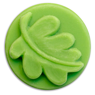 Leaf Small Round Soap Mold (MW 157)