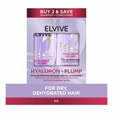 LOREAL PARIS Elvive Hyaluron + Plump Set Shampoo & Conditioner لوريال باريس مجموعة الشامبو والبلسم