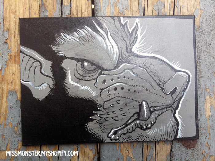 ORIGINAL PAINTING-WEREWOLF B