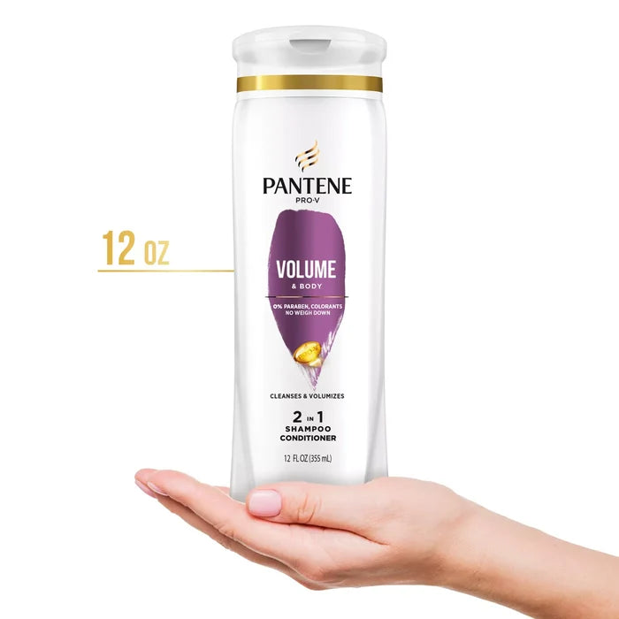 PANTENE Pro-V Sheer Volume 2-In-1 Shampoo + Conditioner شامبو وبلسم بانتين برو-في شير فوليوم 2 في 1