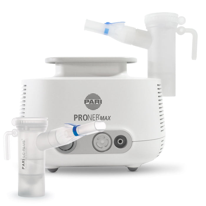 PARI PRONEB MAX inhaler device on a white background