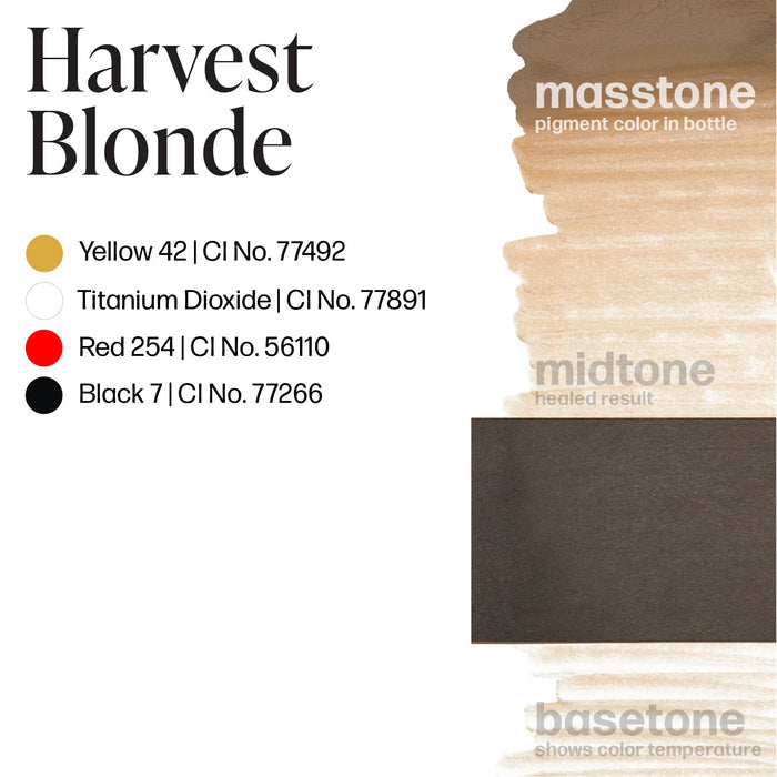 Permablen Harvest Blonde Permanent Makeup Pigment For Brows, High Opacity, Medium Neutral Blonde - SD Cosmetics Care