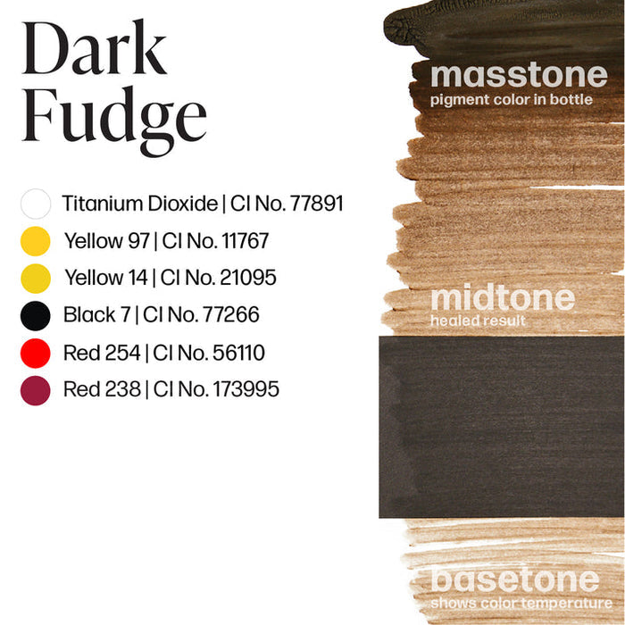 Permablend Dark Fudge Brow Pigment - Cool Undertones, High Opacity, Vegan & Cruelty-Free - SD Cosmetics Care