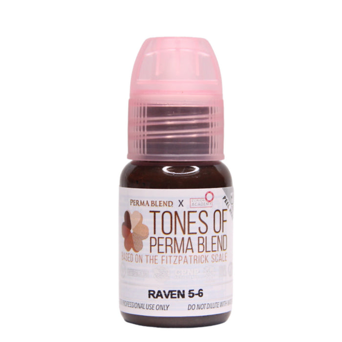 Permablend Raven - Fitz 5-6 for Dark Brown to Black Hair with Blue and Grey Undertones, 15 mL - SD Cosmetics Care