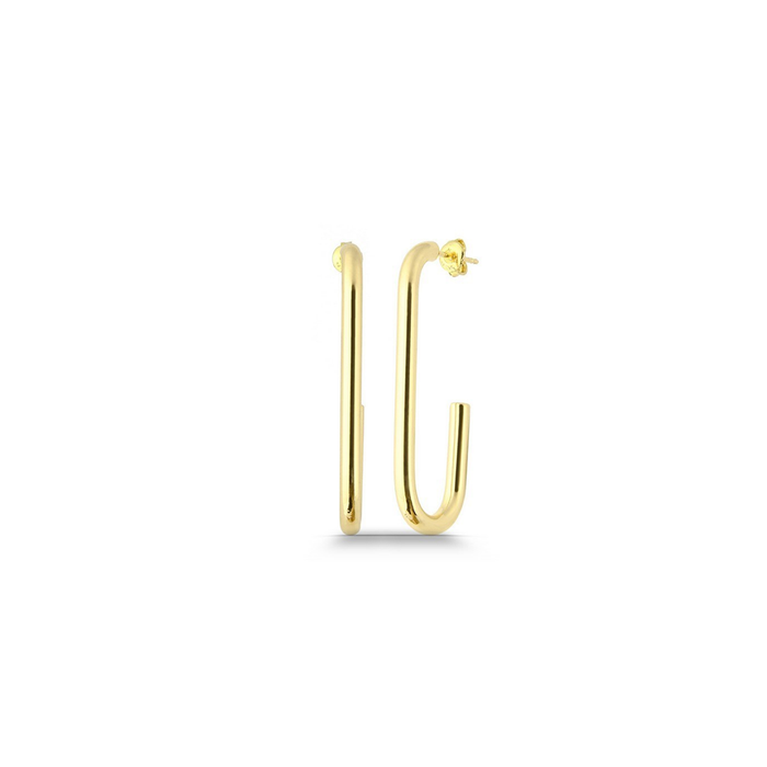 Polo Exchange Gold Plated Hoop Earrings