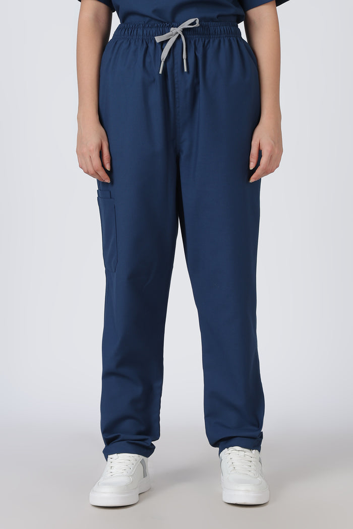 Prime – Women's V-Neck Scrub - 7 Pocket - Dark Blue
