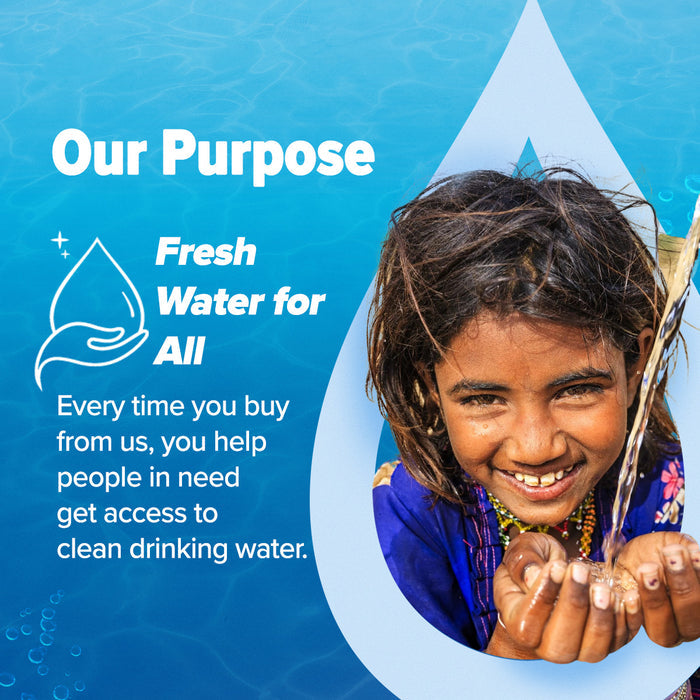 Aqualogica brand purpose is focused on providing fresh water for all