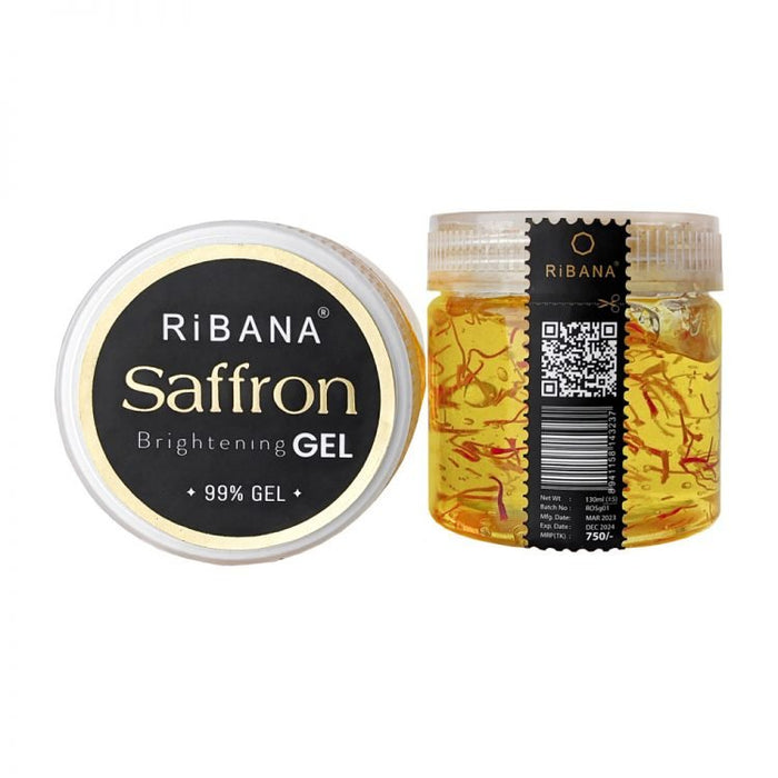 RiBANA Saffron Brightening Gel - 130ml (Expiry: 31/01/2027)