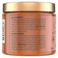 SHEA MOISTURE Coconut & Hibiscus + Flaxseed Defining Styling Gel جل تحديد الشعر بجوز الهند والكركديه مع بذور الكتان من شيا مويستشر
