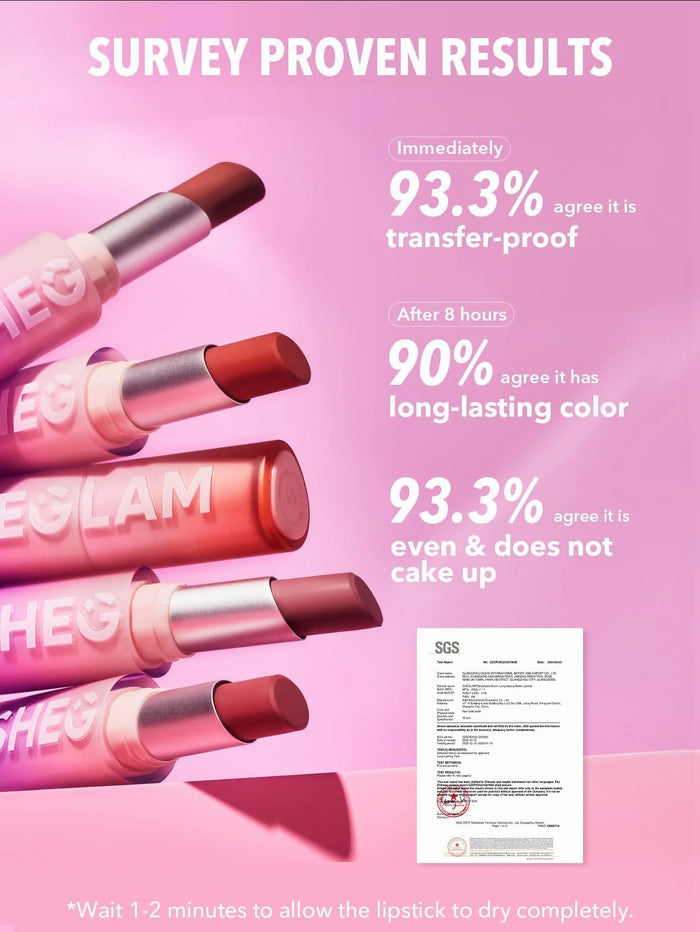 Sheglam Dynamatte Boom Long-lasting Matte Lipstick - Bold Type