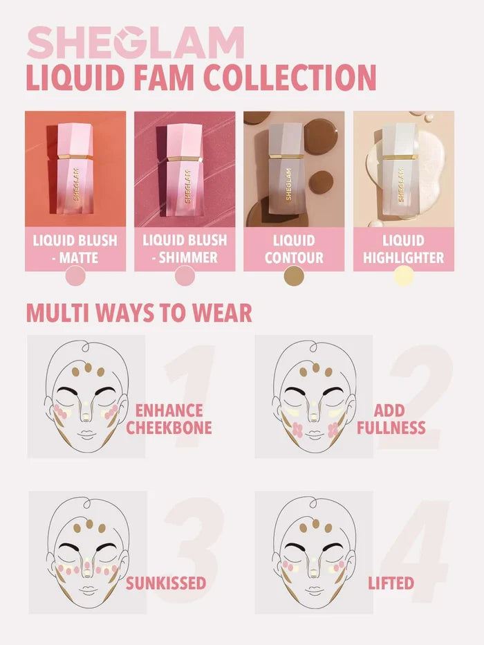 Sheglam Glow Bloom Liquid Highlighter - Tea Cake