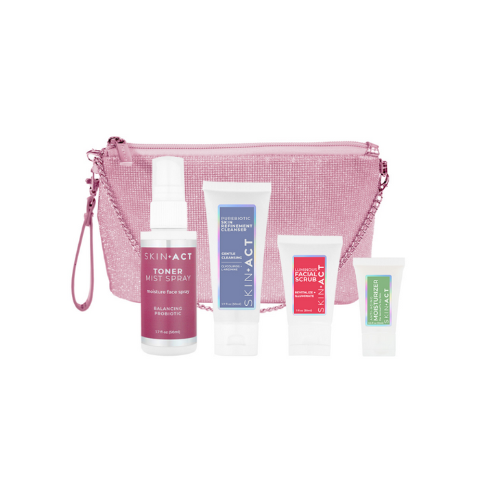Skincare Travel Set With Bag