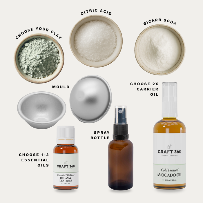 Soak & Sooth Bath Bomb - DIY Kit (Customisable)