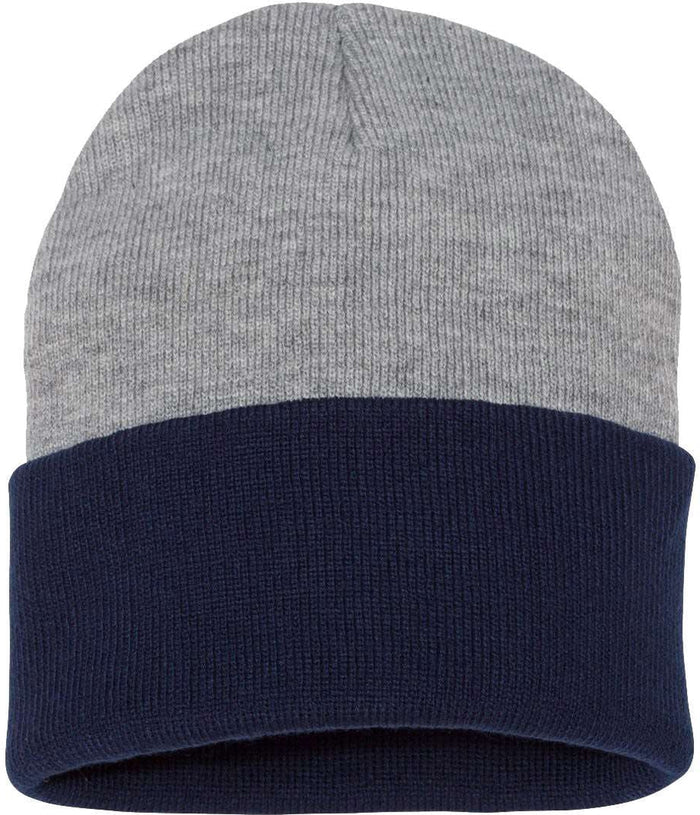 no-logo Sportsman Colorblocked 12" Cuffed Beanie-Headwear - Winter-Sportsman-Thread Logic