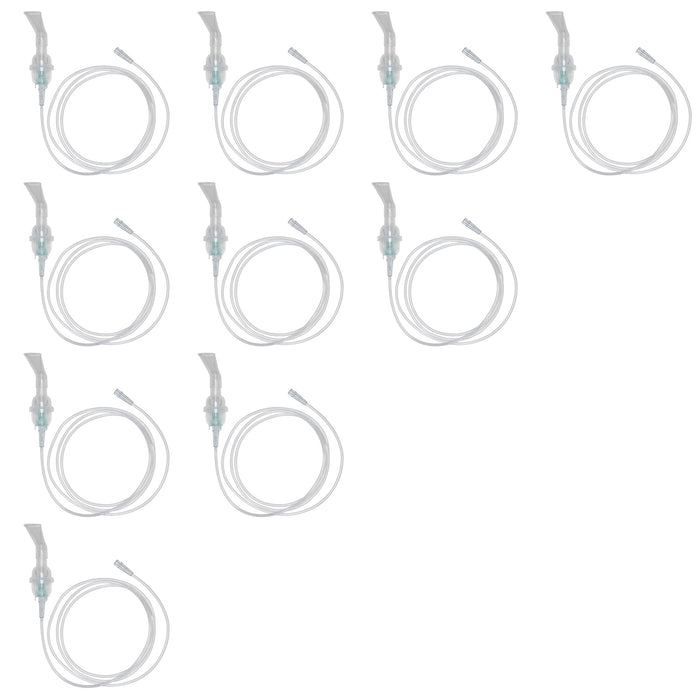 Set of 10 Sunset Disposable Nebulizer with Angled Mouthpiece