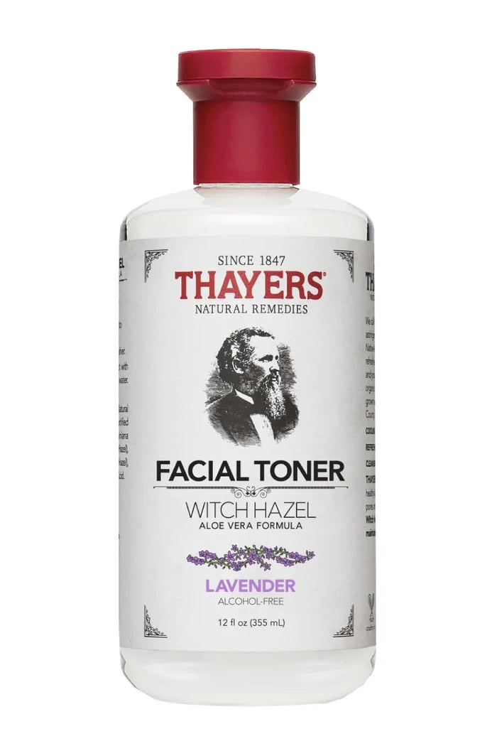 THAYERS Facial Toner Witch Hazel Aloe Vera Formula Lavender Alcohol Free تونر اللافندر لتهدئة البشرة من ثايرس