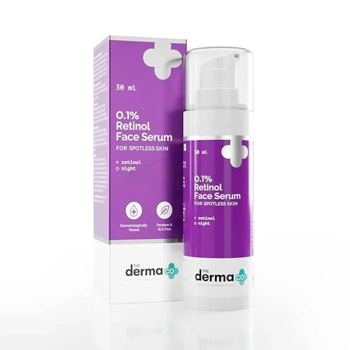 The Derma Co 0.1% Retinol Serum 30ml (Expiry: 31/10/2026)