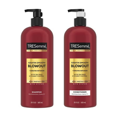TRESEMM Regimen Shampoo + Conditioner Keratin Smooth Combo Pack مجموعة العناية بالشعر