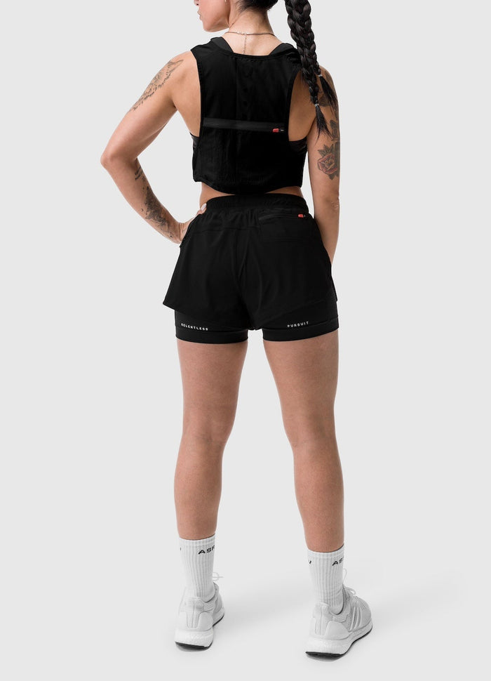 W025. Tetra-Lite® Liner Short - Black "Bracket"