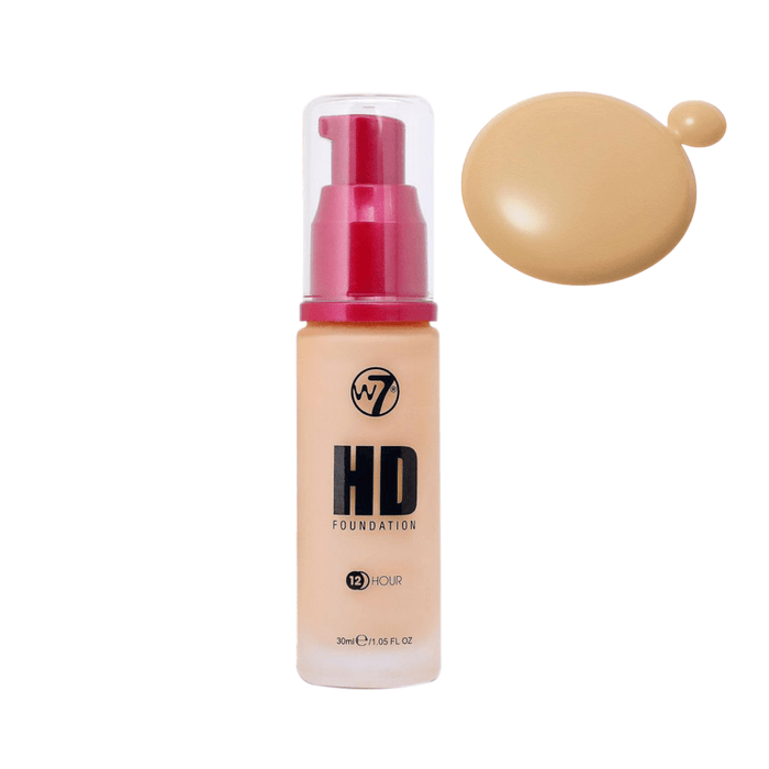 W7 12 Hour Hd Foundation Honey 30ml
