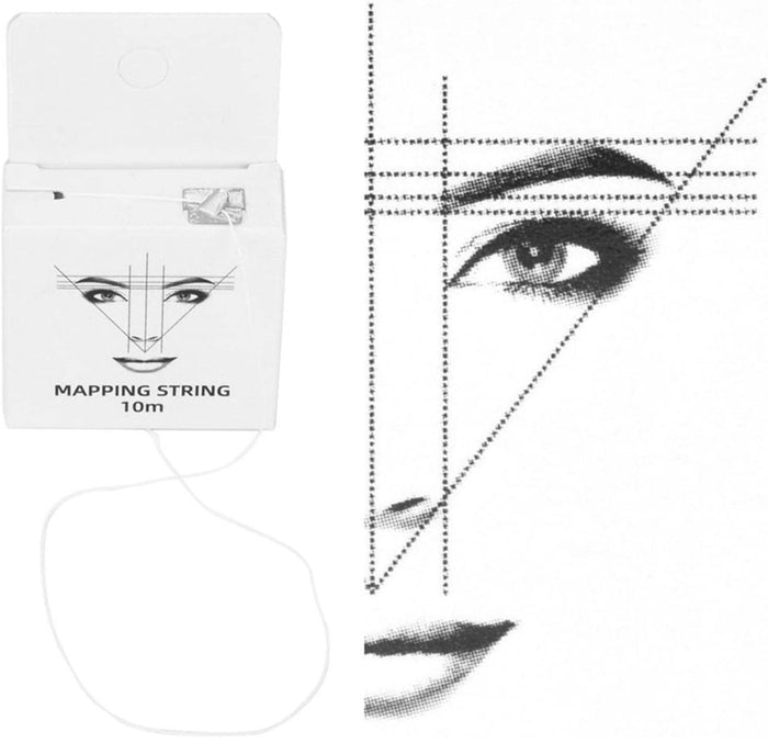 White Eyebrow Mapping String Eyebrow and Lips Auxiliary Line Brow Extensions | Other Tattoos & Body Art | Permanent Makeup - SD Cosmetics Care