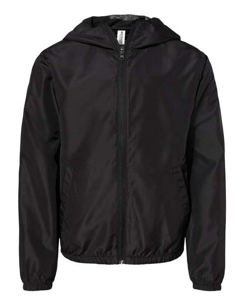 YOUTH LIGHTWEIGHT WINDBREAKER FULL ZIP